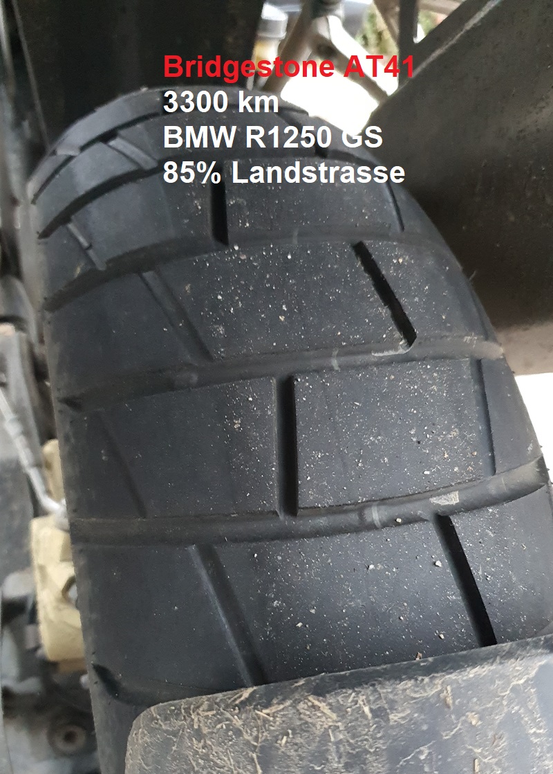 Bridgestone AT41R 3300km